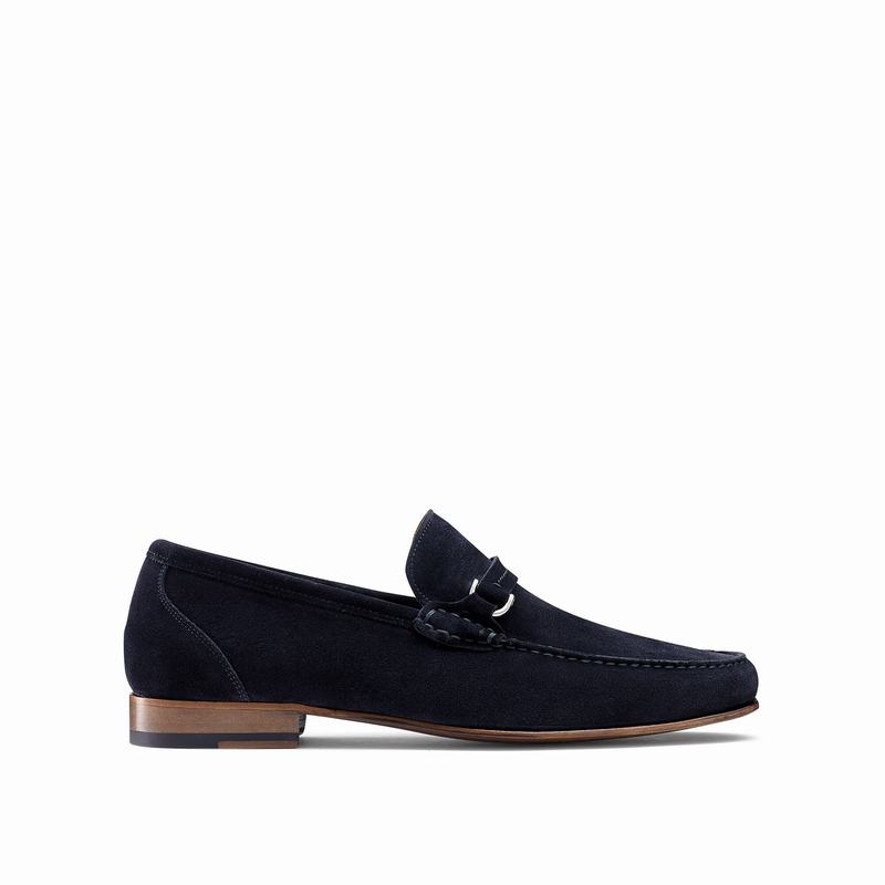 Russell & Bromley Elite Slip-On Moccasin Mens Blue [VSB5458XN]